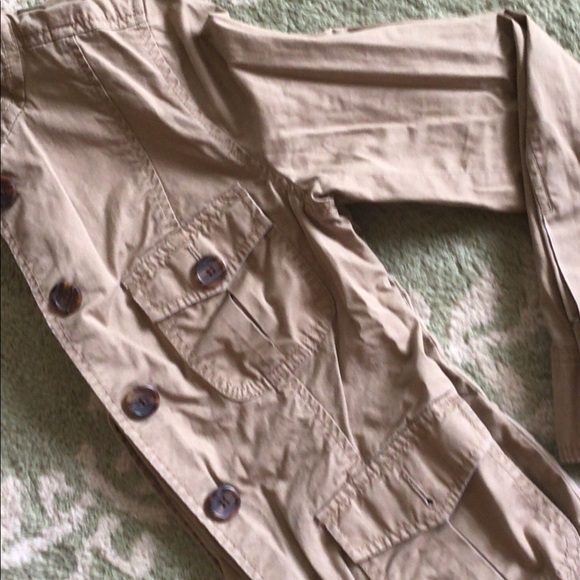 Banana Republic Tan Cotton Military Jacket - Picture 4 of 8